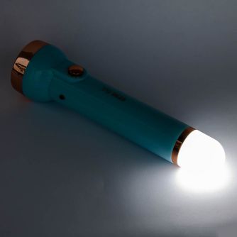 Фонарик на аккумуляторе LED YG8629 голубой, фото 4