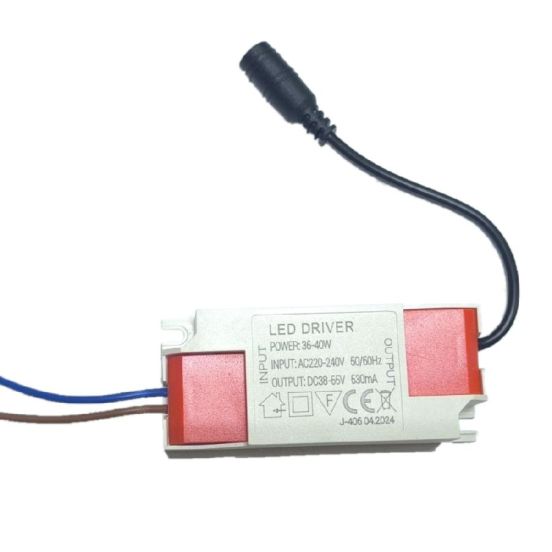 Детальніше про Драйвер до PANEL 36-40W IP20 DC38-65V 530mA круг. штекер Драйвер до PANEL 36-40W IP20 DC38-65V 530mA круг. штекер