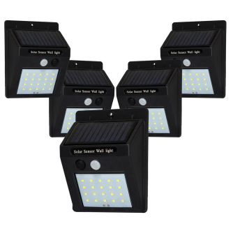 Набор светильник на солнечных батареях Solo-20 LED 6400K 5 шт, фото 2
