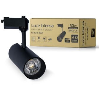 Детальніше про Світильник трековий Luce Intensa LI-30-01 30Вт 4200К чорний Світильник трековий Luce Intensa LI-30-01 30Вт 4200К чорний
