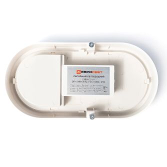 Светильник светодиодный накладной ЕВРОСВЕТ 18Вт овал CL-18 6400K IP54, фото 2