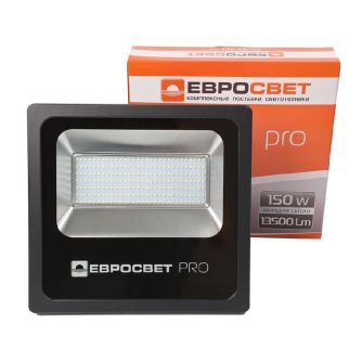 Подробнее о Прожектор светодиодный ЕВРОСВЕТ 150Вт 6400К EV-150-504 PRO 13500Лм + PULS, фото 3 Прожектор светодиодный ЕВРОСВЕТ 150Вт 6400К EV-150-504 PRO 13500Лм + PULS, фото 3