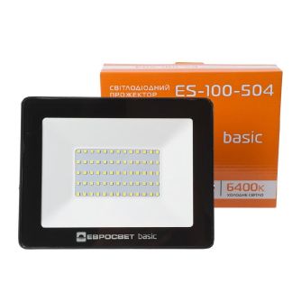 Подробнее о Прожектор светодиодный ES-100-504 BASIC 5500Лм 6400K, фото 3 Прожектор светодиодный ES-100-504 BASIC 5500Лм 6400K, фото 3