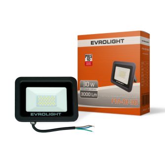 Подробнее о Прожектор светодиодный EVROLIGHT FM-01-30 30W 6400K, фото 2 Прожектор светодиодный EVROLIGHT FM-01-30 30W 6400K, фото 2