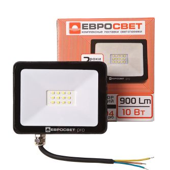 Подробнее о Прожектор светодиодный ЕВРОСВЕТ 10Вт 6400К EV-10-504 PRO-XL, фото 2 Прожектор светодиодный ЕВРОСВЕТ 10Вт 6400К EV-10-504 PRO-XL, фото 2