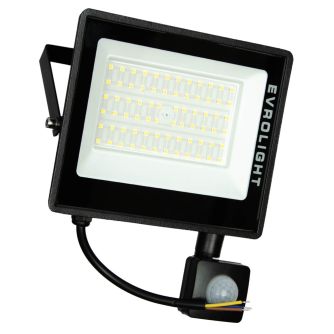 Прожектор світлодіодний з датчиком руху EVROLIGHT FM-01D-50 50W 6400К, фото 5