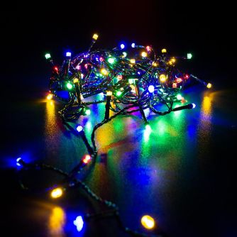 Подробнее о Гирлянда STARLIGHT линейная мульти 100LED IP20 черный 5м Гирлянда STARLIGHT линейная мульти 100LED IP20 черный 5м