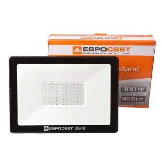 Подробнее о Прожектор светодиодный ЕВРОСВЕТ 100Вт 6400К EV-100-504 STAND 8000Лм, фото 3 Прожектор светодиодный ЕВРОСВЕТ 100Вт 6400К EV-100-504 STAND 8000Лм, фото 3