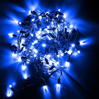 Подробнее о Гирлянда уличная STARLIGHT бахрома синий Flash 75LED IP44 черный 2x0.7м, фото 2 Гирлянда уличная STARLIGHT бахрома синий Flash 75LED IP44 черный 2x0.7м, фото 2