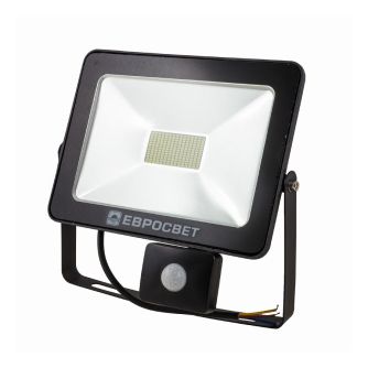 Подробнее о Прожектор с датчиком движения EVRO LIGHT EV-50-01 6400K STAND 4000Лм c датчиком Прожектор с датчиком движения EVRO LIGHT EV-50-01 6400K STAND 4000Лм c датчиком