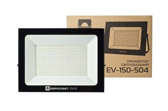 Подробнее о Прожектор светодиодный ЕВРОСВЕТ 150Вт 6400К EV-150-504 STAND 12000Лм, фото 3 Прожектор светодиодный ЕВРОСВЕТ 150Вт 6400К EV-150-504 STAND 12000Лм, фото 3