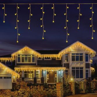 Подробнее о Гирлянда уличная STARLIGHT бахрома желтый 75LED IP44 черный 2x0.7м Гирлянда уличная STARLIGHT бахрома желтый 75LED IP44 черный 2x0.7м