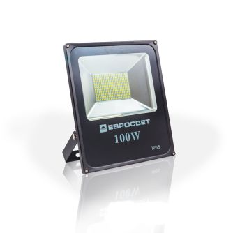 Подробнее о Прожектор светодиодный ЕВРОСВЕТ 100Вт 6400К EV-100-01 SMD, фото 2 Прожектор светодиодный ЕВРОСВЕТ 100Вт 6400К EV-100-01 SMD, фото 2
