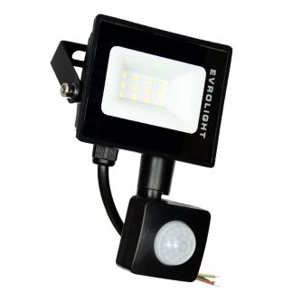 Прожектор світлодіодний з датчиком руху EVROLIGHT FM-01D-10 10W 6400К, фото 2