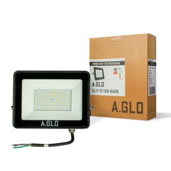Прожектор светодиодный A.GLO GL-11- 70 70W 6400K, фото 2