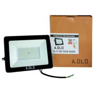 Прожектор светодиодный A.GLO GL-11-100 100W 6400K, фото 2