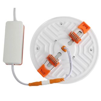 Світильник точковий врізний Євросвітло 9Вт коло LED-R-100-9 4200К без рамки, фото 4