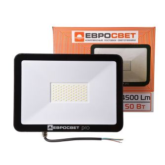 Детальніше про Прожектор світлодіодний ЕВРОСВЕТ 50Вт 6400К EV-50-504 PRO-XL, фото 3 Прожектор світлодіодний ЕВРОСВЕТ 50Вт 6400К EV-50-504 PRO-XL, фото 3