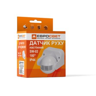 Подробнее о Датчик движения настенный Євросвітло SW-02 180° Белый, фото 7 Датчик движения настенный Євросвітло SW-02 180° Белый, фото 7