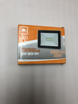 Подробнее о Прожектор светодиодный EVRO LIGHT 20Вт 6400K EV-20-01 1600Лм SMD НМ, фото 2 Прожектор светодиодный EVRO LIGHT 20Вт 6400K EV-20-01 1600Лм SMD НМ, фото 2