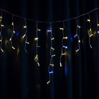 Подробнее о Гирлянда уличная STARLIGHT бахрома теплый/белый Flash 75LED IP44 прозрачный 2x0.7м Гирлянда уличная STARLIGHT бахрома теплый/белый Flash 75LED IP44 прозрачный 2x0.7м