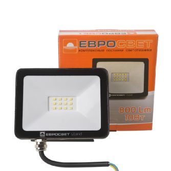 Подробнее о Прожектор светодиодный ЕВРОСВЕТ 10Вт 6400К EV-10-504 STAND-XL 800Лм, фото 3 Прожектор светодиодный ЕВРОСВЕТ 10Вт 6400К EV-10-504 STAND-XL 800Лм, фото 3