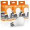 Набір LED лампа Evro Lights 10Вт 4200К A-10-4200-27 Е27 3шт