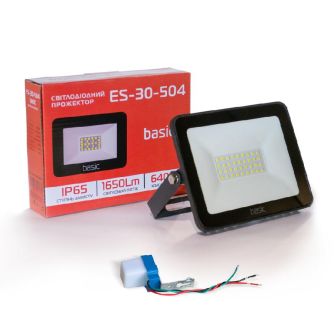 Подробнее о Прожектор светодиодный ES-30-504 и фотореле (набор BASIC) Прожектор светодиодный ES-30-504 и фотореле (набор BASIC)