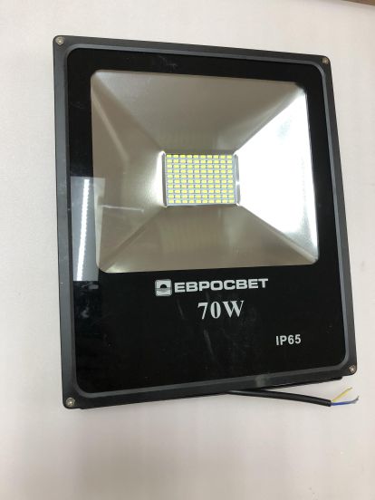 Прожектор EVRO LIGHT EV-70-01 70W 95-265V 6400K 5600lm SMD, фото 3
