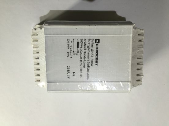 Подробнее о Балласт ЕВРОСВЕТ ДНАТ-600w Балласт ЕВРОСВЕТ ДНАТ-600w