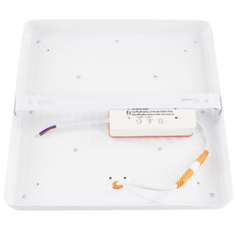 Світильник точковий накладний Євросвітло 36Вт квадрат LED-SS-220-36 6400К без рамки, фото 3