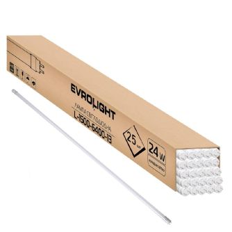 Подробнее о Набор лампа EVROLIGHT L-1500 6400K 24Вт G13 T8 трубчатая LED 25 шт Набор лампа EVROLIGHT L-1500 6400K 24Вт G13 T8 трубчатая LED 25 шт