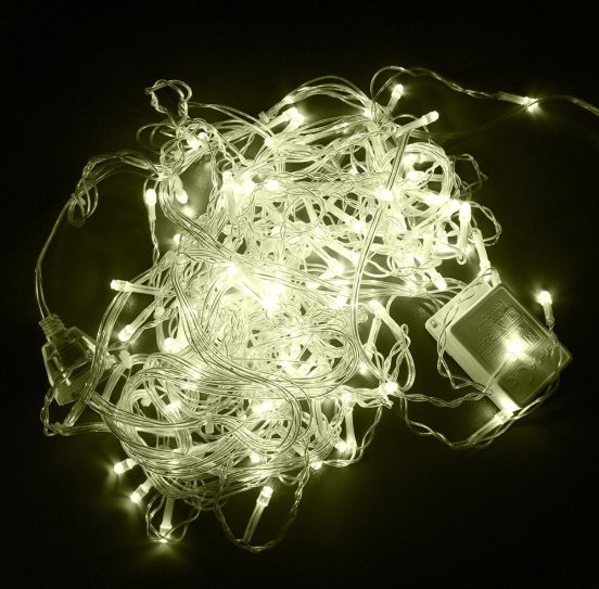 Подробнее о Гирлянда STARLIGHT бахрома теплый-белый 100LED IP20 прозрачный 3.2x0.7м, фото 2 Гирлянда STARLIGHT бахрома теплый-белый 100LED IP20 прозрачный 3.2x0.7м, фото 2