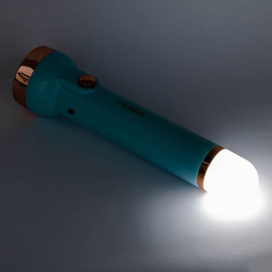 Фонарик на аккумуляторе LED YG8629 голубой, фото 4