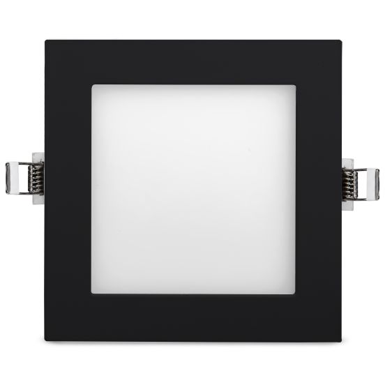 Світильник точковий врізний Євросвітло 9Вт квадрат LED-S-150-9 4200К чорний