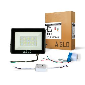 Подробнее о Прожектор светодиодный A.GLO GL-11- 50 50W 6400K с PULS-10 и фотореле (набор A.GLO) Прожектор светодиодный A.GLO GL-11- 50 50W 6400K с PULS-10 и фотореле (набор A.GLO)