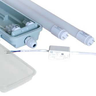 Детальніше про Світильник ЕВРОСВЕТ LED-SH-40 2*1200 IP65 з лампами 18Вт 4000К і запобіжником PULS-10 Світильник ЕВРОСВЕТ LED-SH-40 2*1200 IP65 з лампами 18Вт 4000К і запобіжником PULS-10