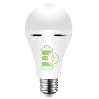 Лампа аккумуляторная Е27 LED CT-4229 АС9W DC3W 6400K