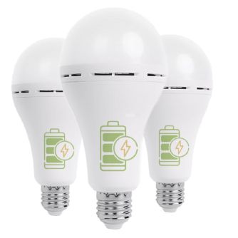 Набор лампа аккумуляторная Е27 LED NOAS YL95-0711 6500K 3 шт