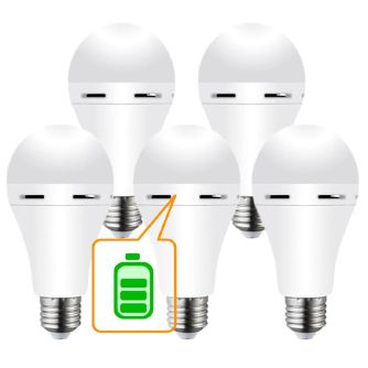 Набор лампа аккумуляторная Е27 LED NOAS YL95-0711 6500K 5 шт