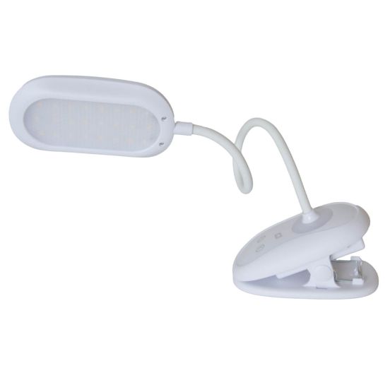 Настільна LED лампа з акумулятором Євросвітло Ridy Flex-02 біла, фото 5