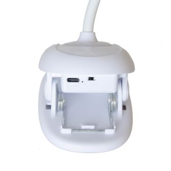 Настільна LED лампа з акумулятором Євросвітло Ridy Flex-02 біла, фото 7