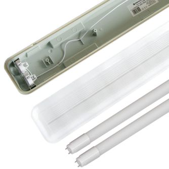 Світильник Євросвітло LED-SH2-40 2*1200 IP65 з лампами 18Вт 6400К