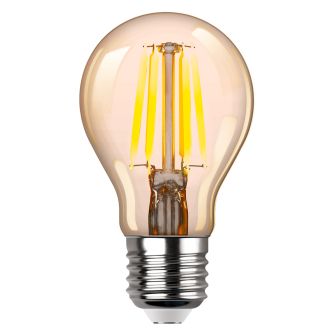 Лампа LED Євросвітло Filament 7Вт FIL-A60-7-27 Е27 винтажная, фото 2