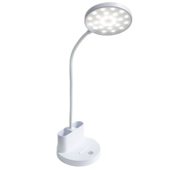 Настільна LED лампа акумуляторна Ridy-R6-PWR 6Вт біла