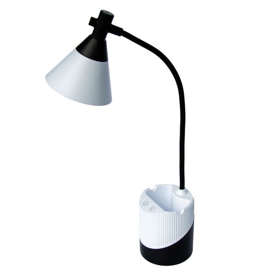 Настольная LED лампа на аккумуляторе Ridy-С4-PWR 4Вт бело-черная