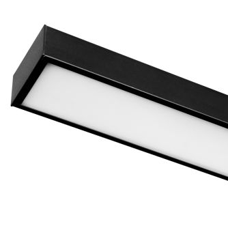 Світильник LED Євросвітло Sign EVO підвісний лінійний на тросах 72Вт 6400К чорний, фото 4
