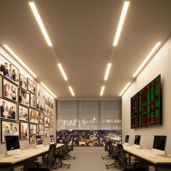 Світильник LED Євросвітло Sign EVO підвісний лінійний на тросах 72Вт 4200К білий, фото 5