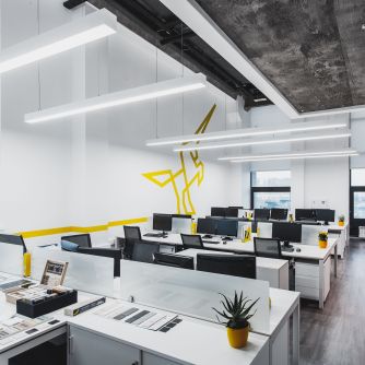 Світильник LED Євросвітло Sign EVO підвісний лінійний на тросах 72Вт 6400К білий, фото 5