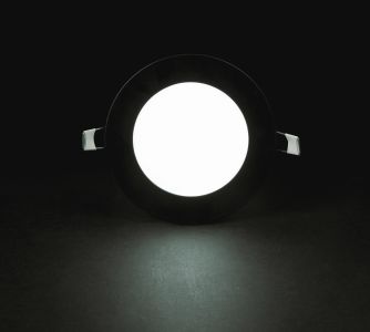 Світильник точковий врізний NOAS YL10-0600-S 6Вт круг чорний 6500К, фото 2